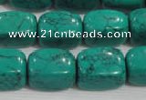 CNG731 15.5 inches 15*18mm nuggets synthetic turquoise beads wholesale