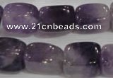 CNG733 15.5 inches 13*18mm nuggets amethyst beads wholesale