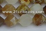 CNG7372 15.5 inches 10mm faceted nuggets mixed opal beads