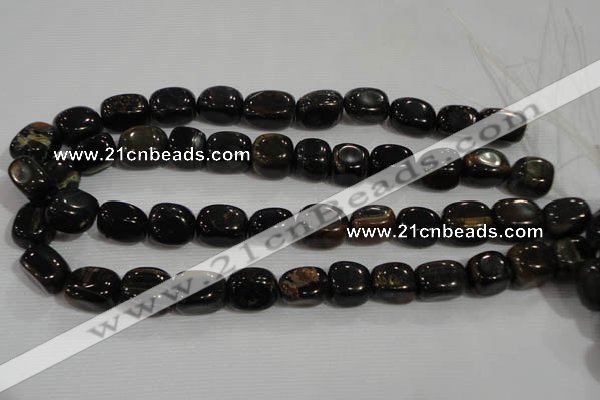 CNG739 15.5 inches 13*18mm nuggets blue tiger eye beads wholesale