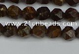 CNG7440 15.5 inches 6mm faceted nuggets bronzite gemstone beads