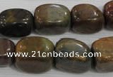 CNG745 15.5 inches 15*18mm nuggets tree agate beads wholesale