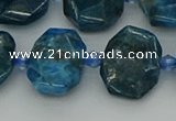 CNG7457 15.5 inches 12*16mm - 15*20mm faceted freeform apatite beads