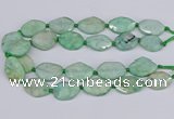 CNG7464 15.5 inches 20*25mm - 25*35mm faceted freeform amazonite beads