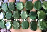 CNG7478 18*25mm - 20*28mm faceted freeform african jade beads