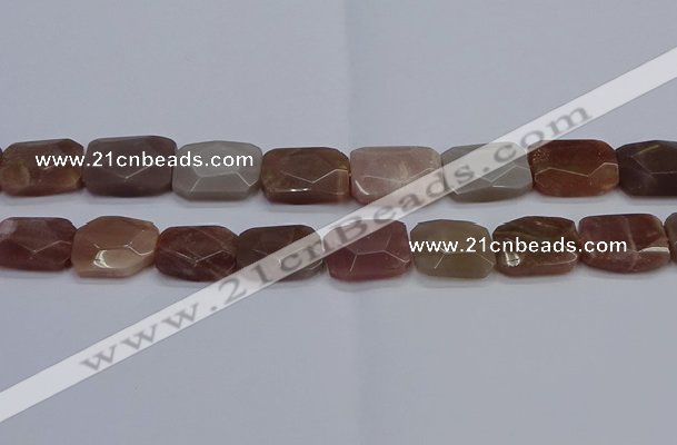 CNG7486 15.5 inches 18*25mm - 20*30mm faceted freeform sunstone beads