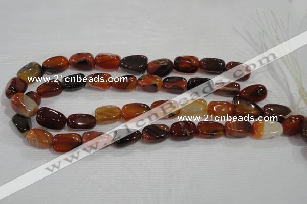 CNG753 15.5 inches 14*20mm nuggets agate beads wholesale