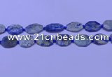 CNG7532 15.5 inches 18*25mm - 25*35mm faceted freeform chrysocolla beads