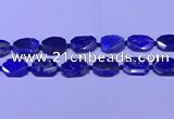 CNG7534 15.5 inches 18*25mm - 25*35mm faceted freeform lapis lazuli beads