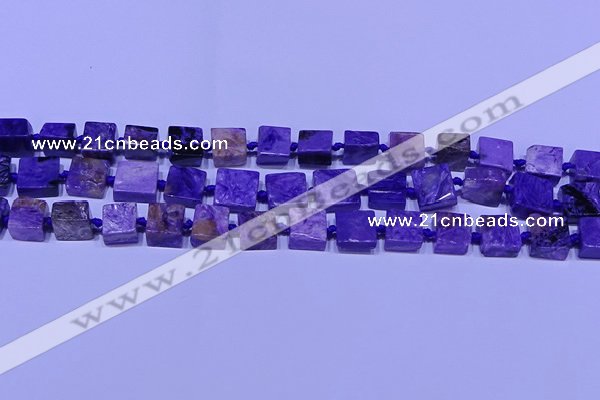 CNG7547 15.5 inches 12*14mm - 14*15mm freeform charoite beads