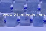 CNG7551 15.5 inches 12*14mm - 14*15mm freeform aquamarine beads