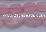 CNG7571 15.5 inches 10*14mm - 13*18mm freeform rose quartz beads