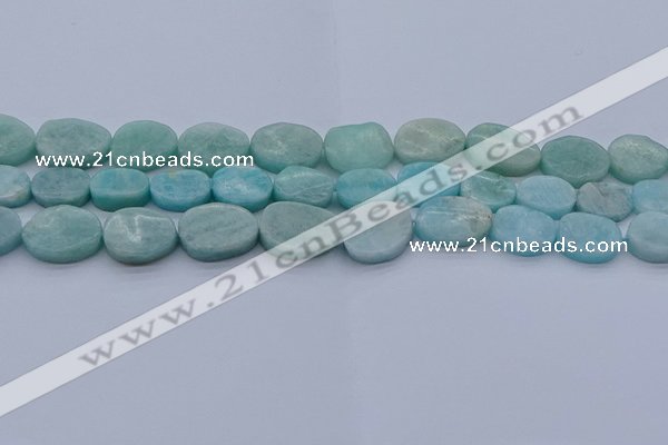 CNG7577 15.5 inches 10*14mm - 13*18mm freeform amazonite beads