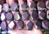 CNG7583 15.5 inches 15*20mm - 18*25mm faceted freeform hematite beads