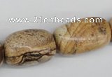 CNG76 15.5 inches 12*18mm - 20*30mm nuggets picture jasper beads