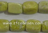 CNG761 15.5 inches 15*20mm nuggets lemon jade beads wholesale