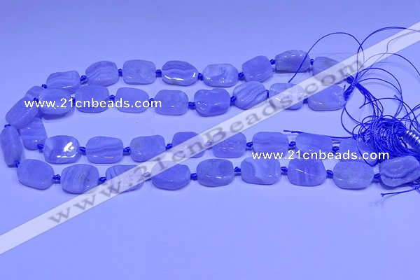 CNG7611 15.5 inches 10*14mm - 12*16mm freeform blue lace agate beads