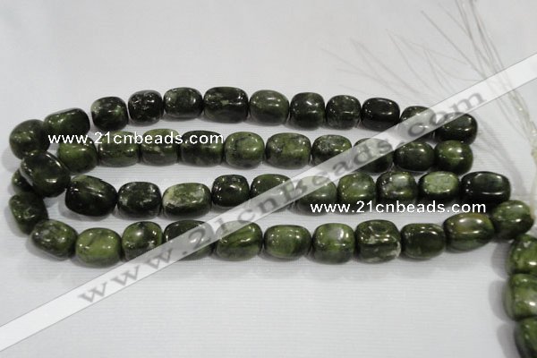 CNG762 15.5 inches 13*18mm nuggets serpentine jade beads wholesale