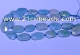 CNG7625 20*30mm - 22*32mm faceted freeform amazonite beads