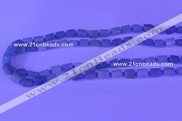 CNG7632 15.5 inches 5*6mm - 8*10mm nuggets aquamarine beads