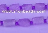 CNG7635 15.5 inches 5*7mm - 8*10mm nuggets kunzite beads