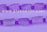 CNG7635 15.5 inches 5*7mm - 8*10mm nuggets kunzite beads