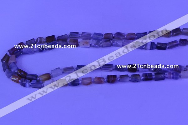 CNG7642 15.5 inches 5*7mm - 8*10mm nuggets Botswana agate beads