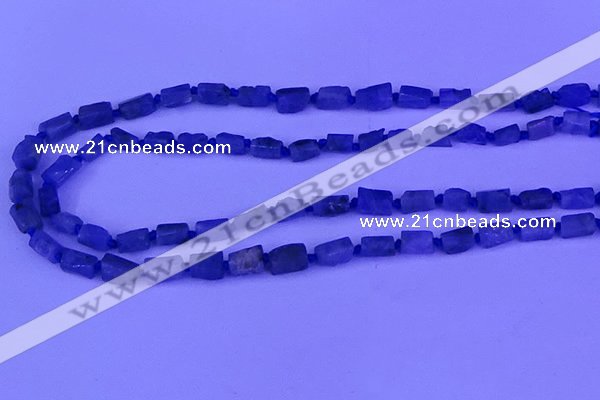 CNG7645 15.5 inches 5*6mm - 6*8mm nuggets tanzanite beads