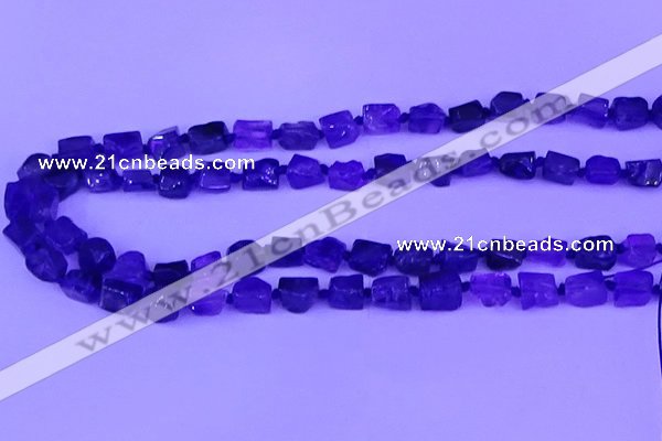 CNG7647 15.5 inches 5*6mm - 8*9mm nuggets amethyst beads