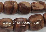 CNG772 15.5 inches 13*18mm nuggets chinese bamboo stone beads wholesale