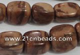 CNG772 15.5 inches 13*18mm nuggets chinese bamboo stone beads wholesale