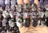 CNG7759 13*18mm - 15*25mm faceted freeform tourmaline beads