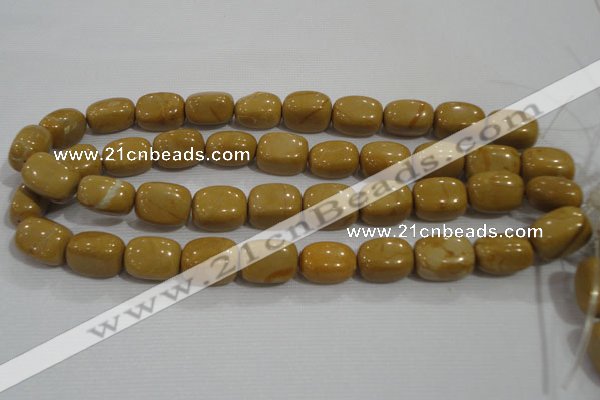 CNG779 15.5 inches 15*20mm nuggets yellow jasper beads wholesale