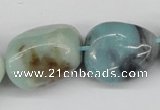 CNG78 15.5 inches 13*18mm - 25*35mm nuggets amazonite gemstone beads