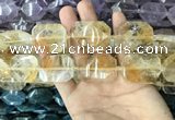 CNG7828 15.5 inches 22*30mm - 28*35mm faceted freeform citrine beads