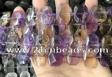 CNG7919 15.5 inches 13*18mm - 15*25mm faceted freeform ametrine beads