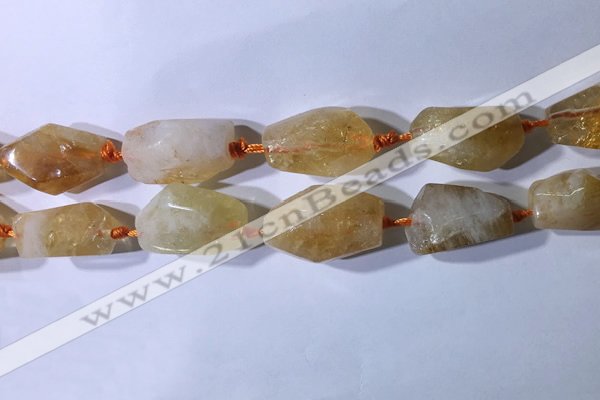 CNG7952 15.5 inches 15*25mm - 20*40mm nuggets citrine beads