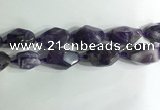 CNG7956 15.5 inches 15*25mm - 20*40mm nuggets smoky quartz beads