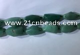 CNG7961 15.5 inches 15*25mm - 20*40mm nuggets green aventurine beads