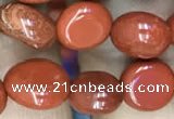 CNG8023 15.5 inches 6*8mm nuggets red jasper beads wholesale