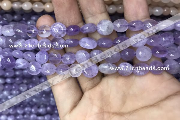 CNG8031 15.5 inches 8*10mm nuggets lavender amethyst beads