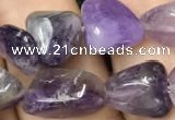 CNG8032 15.5 inches 8*10mm nuggets amethyst gemstone beads