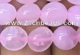 CNG8033 15.5 inches 8*10mm nuggets rose quartz beads wholesale