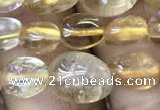 CNG8034 15.5 inches 6*9mm nuggets citrine beads wholesale