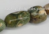 CNG81 15.5 inches 10*20mm - 20*35mm nuggets rhyolite gemstone beads