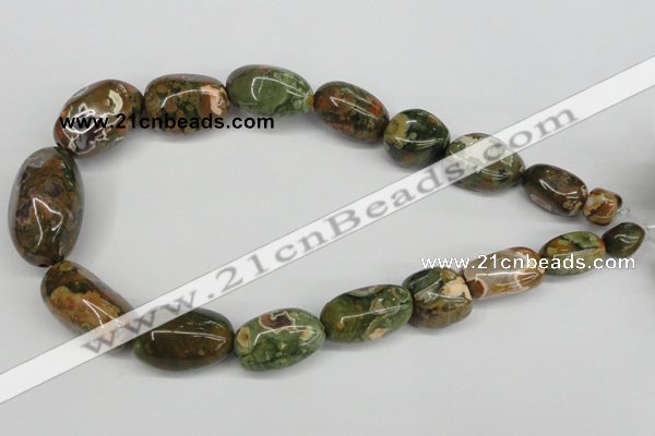 CNG81 15.5 inches 10*20mm - 20*35mm nuggets rhyolite gemstone beads