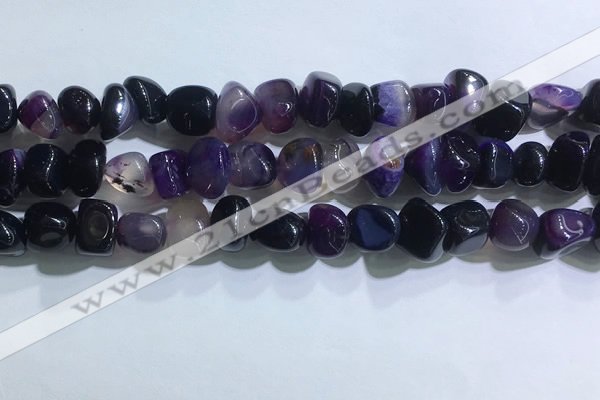 CNG8100 15.5 inches 6*8mm - 10*12mm agate gemstone chips beads