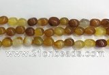 CNG8124 15.5 inches 8*12mm nuggets agate beads wholesale