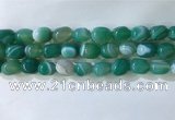 CNG8137 15.5 inches 8*12mm nuggets striped agate beads wholesale