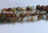 CNG8141 15.5 inches 8*12mm nuggets striped agate beads wholesale